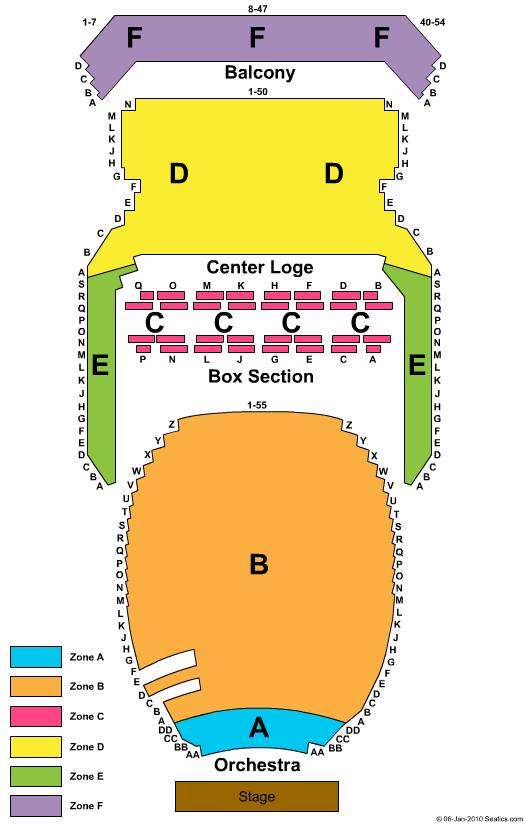 Uihlein Hall Marcus Center For The Performing Arts Seating Chart